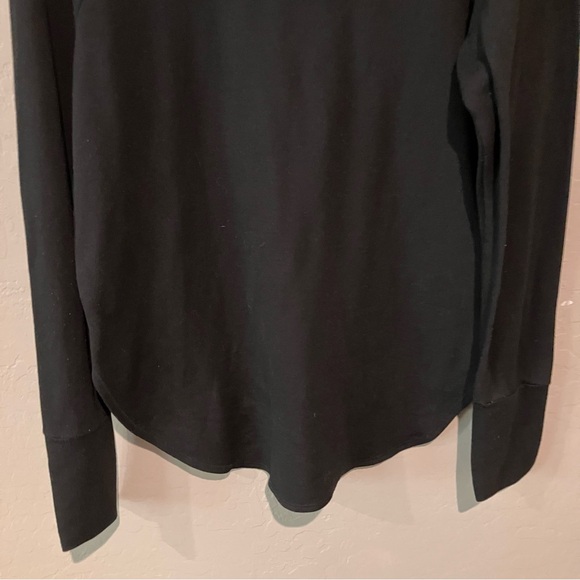 Athletic Works Black Modal Blend Women's Lightweight Sweatshirt Hoodie Size M - Picture 9 of 12